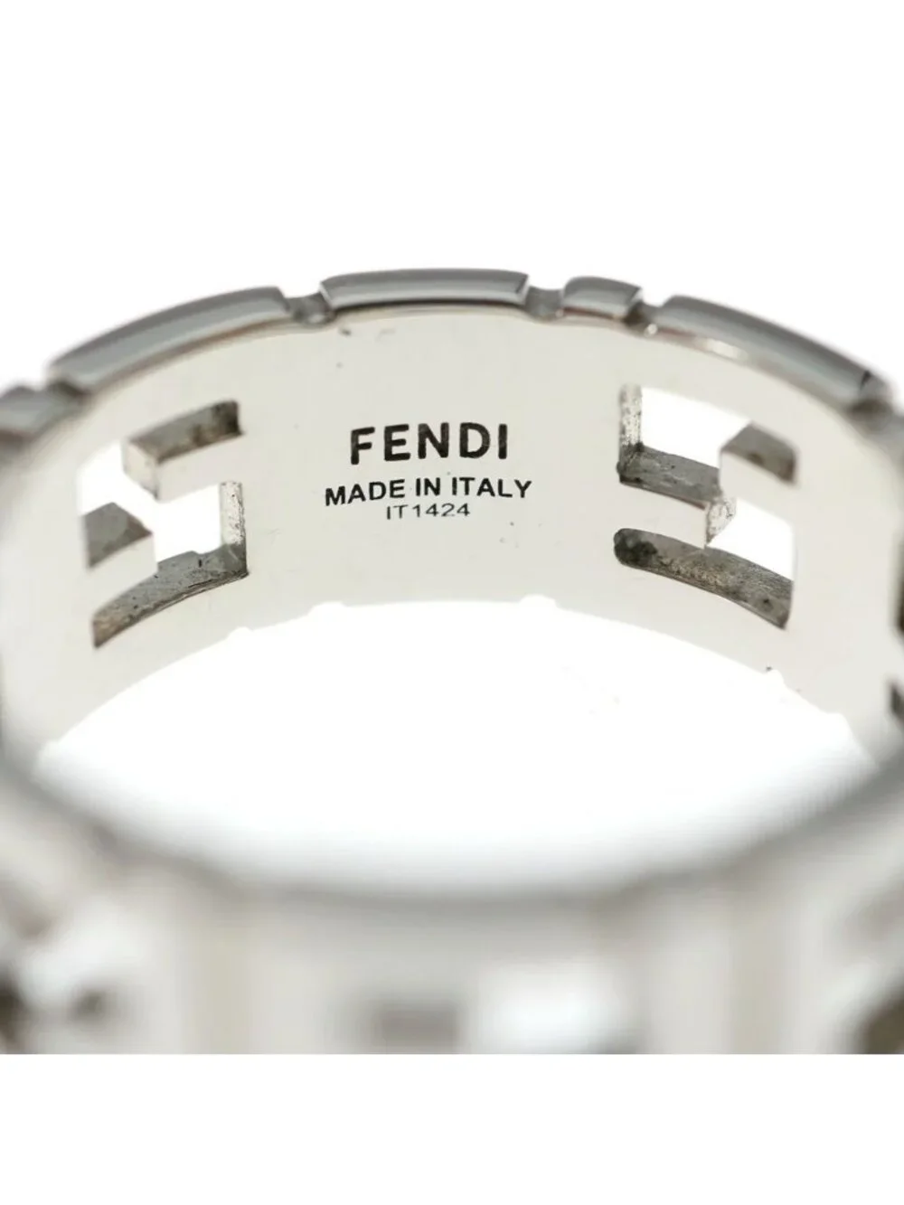 Fendi FF Ring Silver